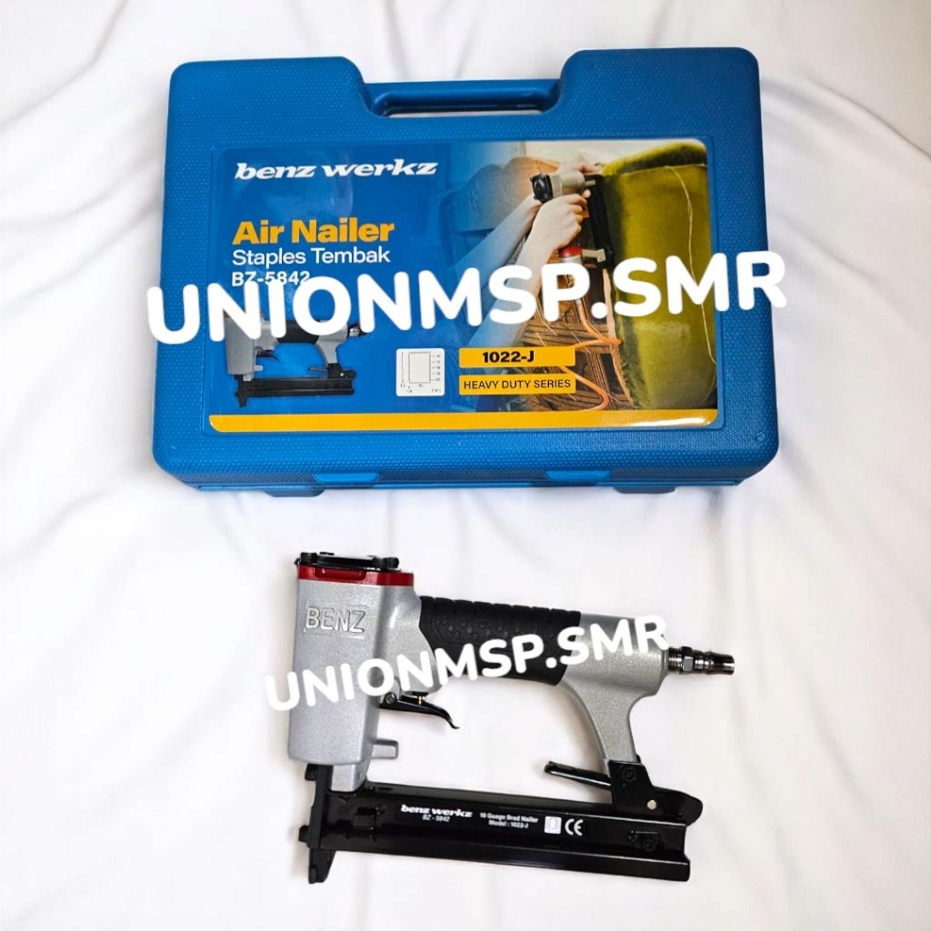

Air Stapler 1022J Benz Werkz | Tembak Staples Pneumatik Kompresor | Stapler Angin Kayu Sofa Jok