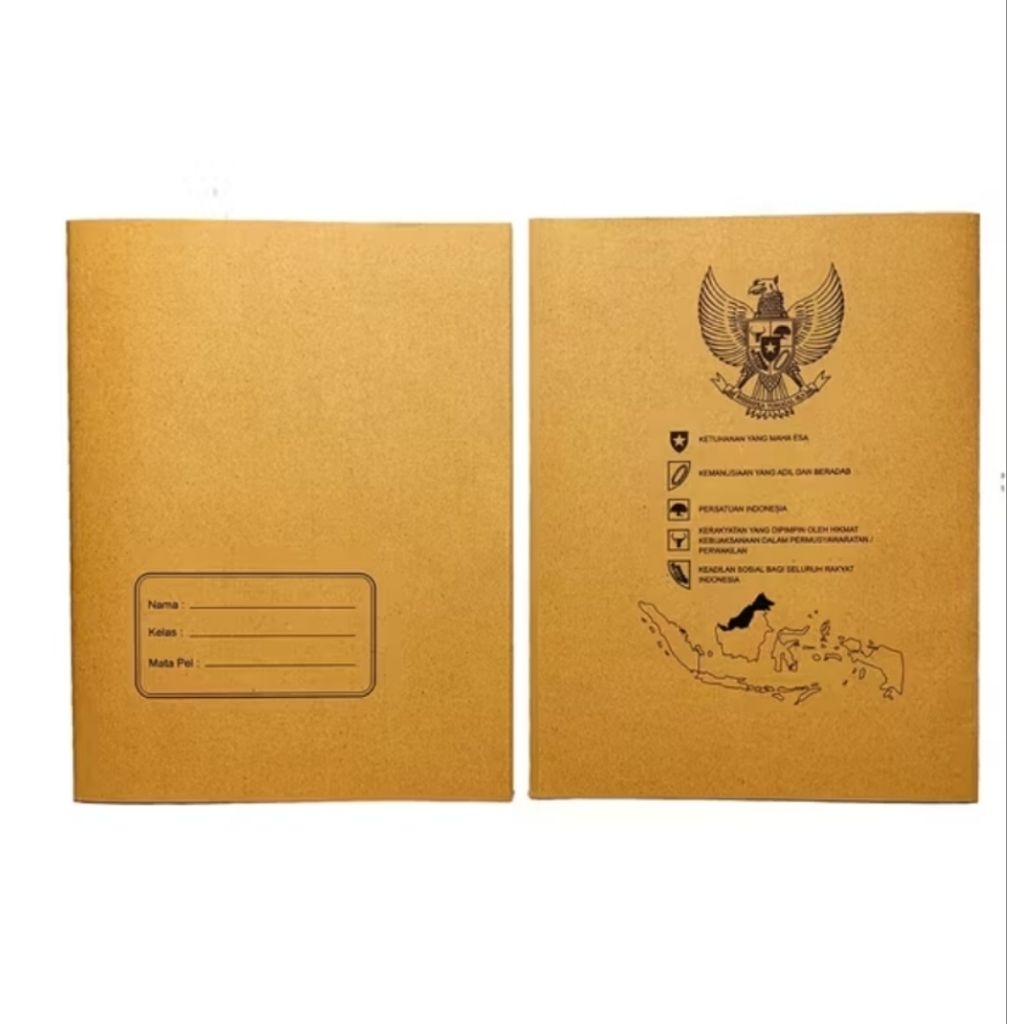 

Sampul Buku Tulis / kertas sampul coklat Samson/ ukuran kwarto/ukuran boxy
