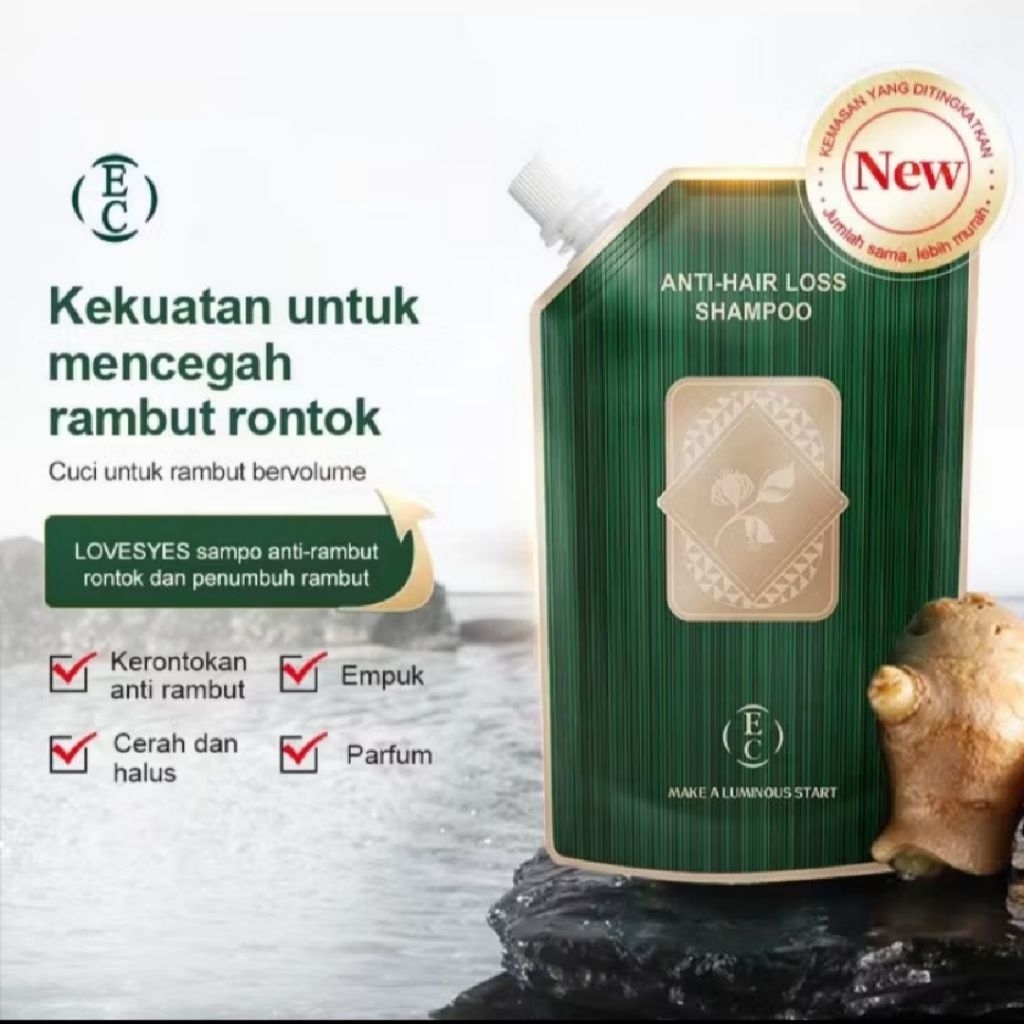 EC - Anti Hair Loss Shampoo - Perawatan Rambut Rontok