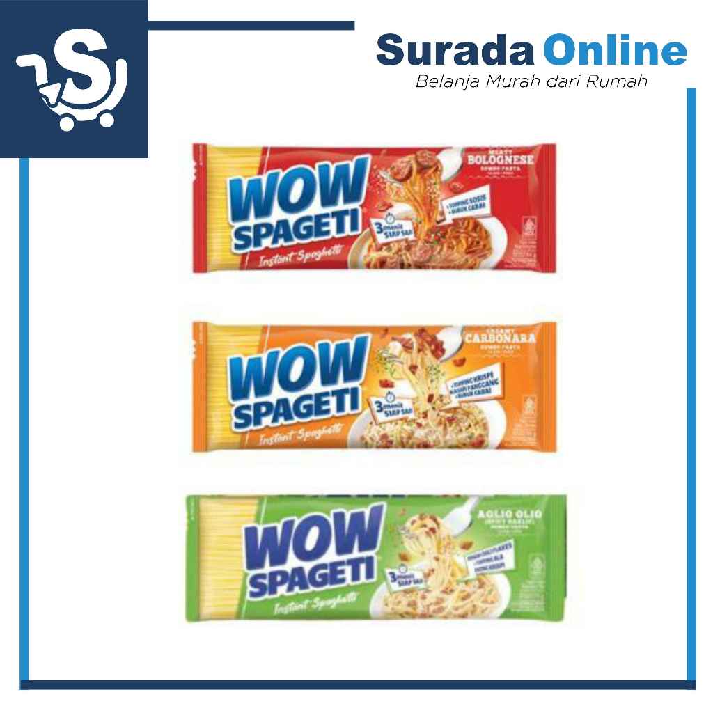 

[1Pcs] WOW Spageti Instan 88gr Harga Termurah