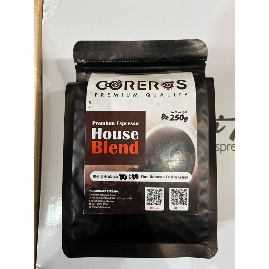 

Biji Kopi Premium COREROS 250 Gram Blend Arabica dan Robusta 50:50