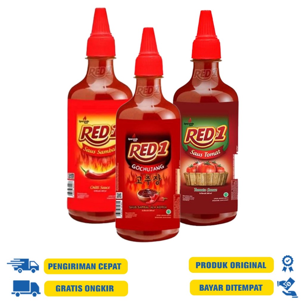 

RED1 Saus 300 ML - Sambal | Gochujang | Tomat