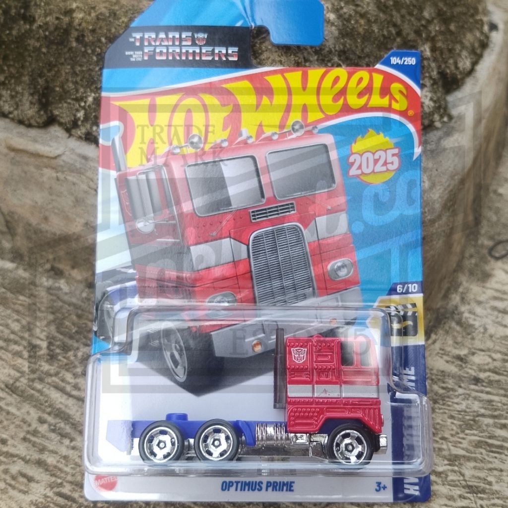 Hotwheels TRANSFORMERS OPTIMUS PRIME  Series Mobil Mainan Diecast