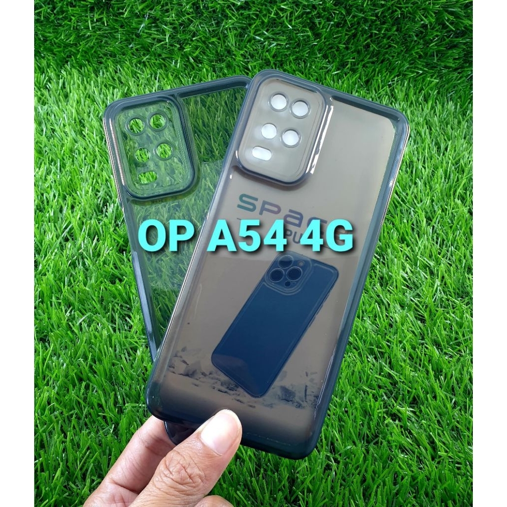 GREY Silikon Soft case bening Space Oppo A54 4G