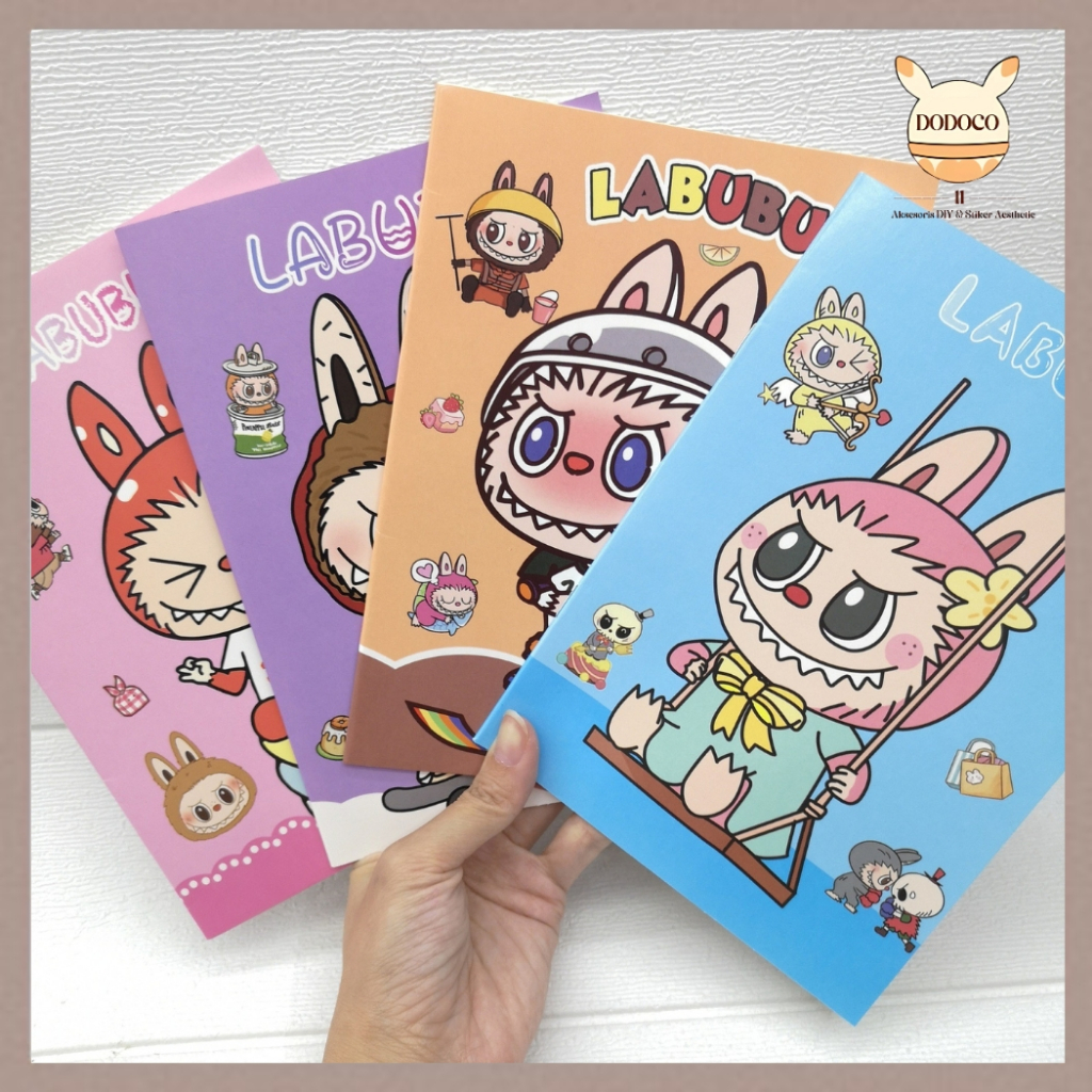 

Buku Tulis Labubu/ Notebook Karakter Lucu Buku Catatan Sekolah Buku Tulis Kertas A5