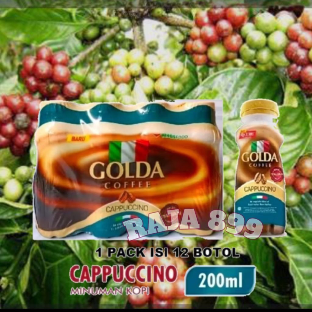 

GOLDA COFFEE CAPPUCINO PACK ISI 12 PCS X 200ML
