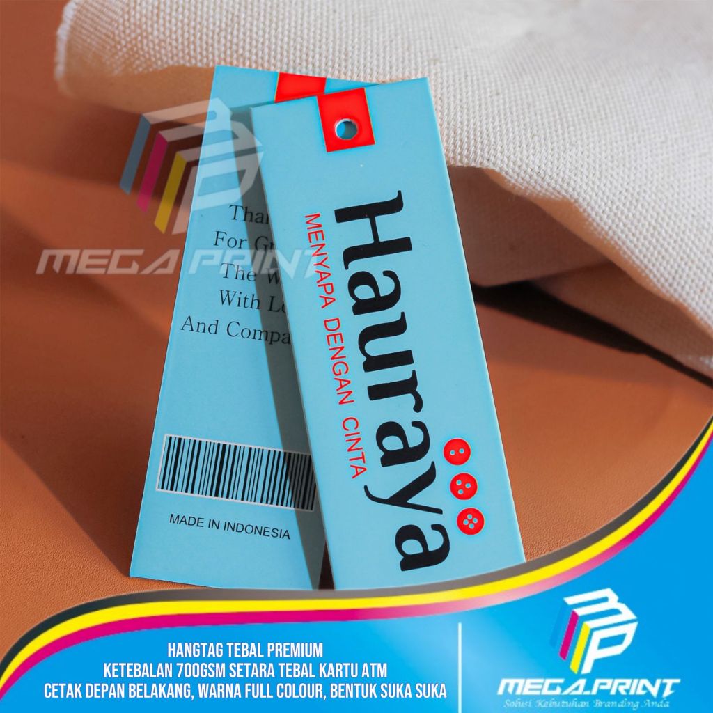 

hangtag tebal 700gsm hangtag premium untuk baju celana hijab denim levis