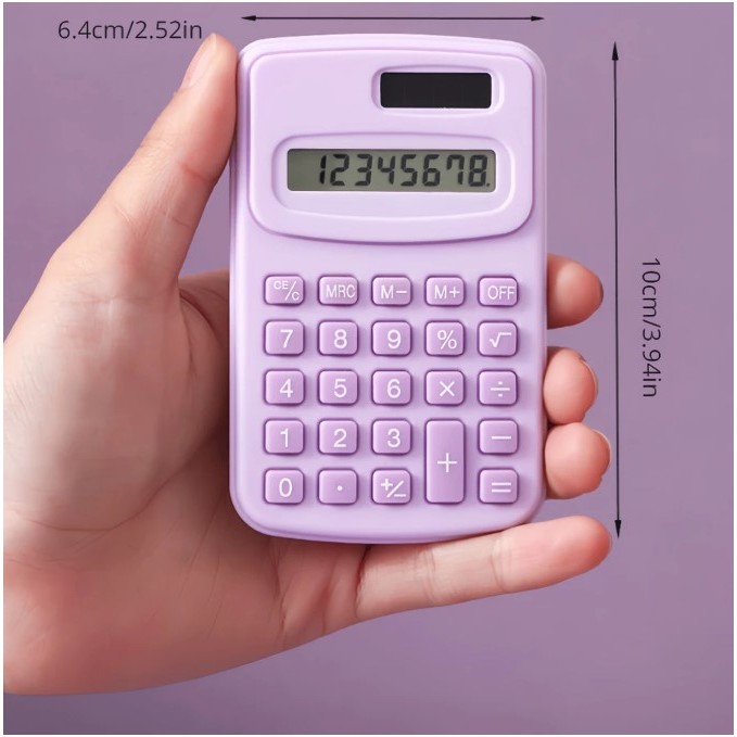 

MINI CALCULATOR 8 digit minimalis dibawa kemana aja