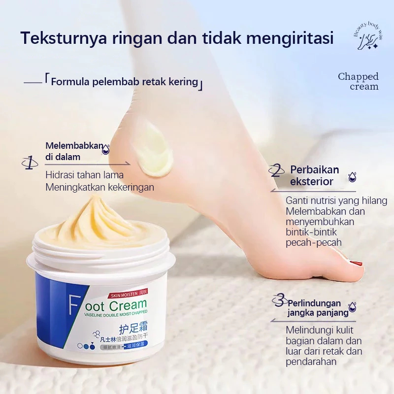 Vaseline Cream Obat Kaki Pecah Kaki Kering Dan Pecah Cream Kaki Pecah Dan Kering Penghalus Tumit