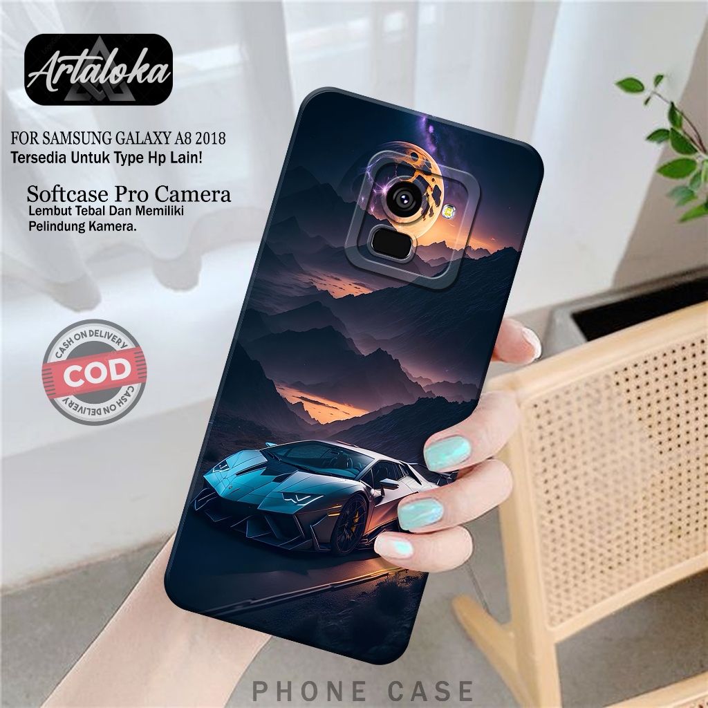 Silikon HP Samsung Galaxy A8 2018 Fashion Case Mobil Keren Softcase Samsung Galaxy A8 2018 Case Sams