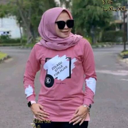 Kaos Lengan Panjang Zolaqu Style For Hijab