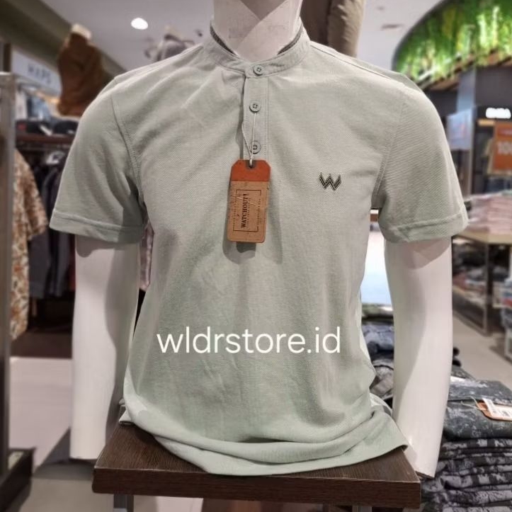 KAOS KERA SHANGAI PRIA BRAND WATCHOUT ORIGINAL LENGAN PENDEK