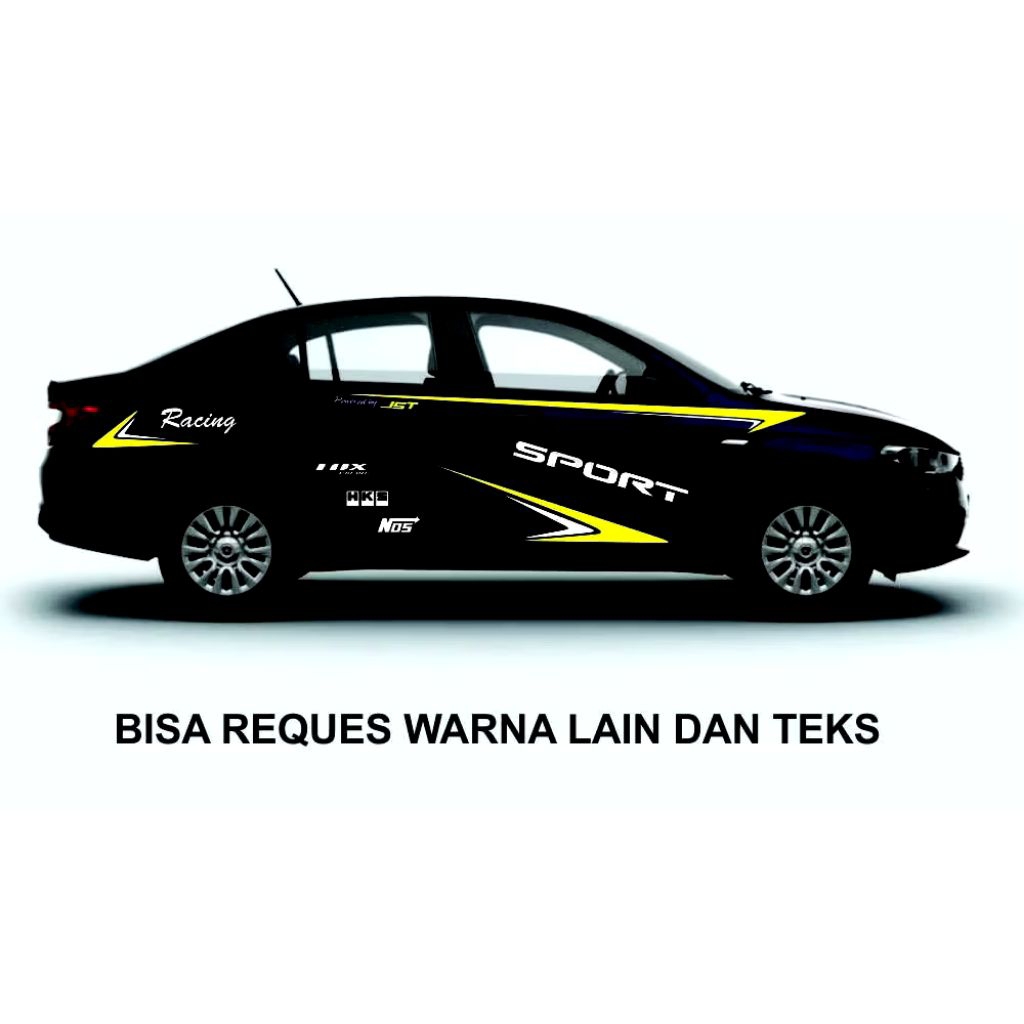 Sticker mobil vios civic Corolla sedan dll sticker list terlaris mobil vios stiker mobil vios jst sp