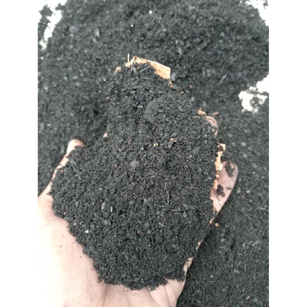 Arang halus Asli 100 Batok kelapa /Bubuk halus Batok kelapa kemasan 1kg