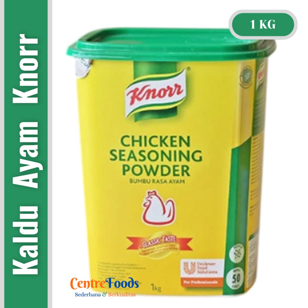 

Bumbu Kaldu Rasa Ayam - Beef Seasoning Powder KNORR | 1 Kg [ Harga Per TUBE ]