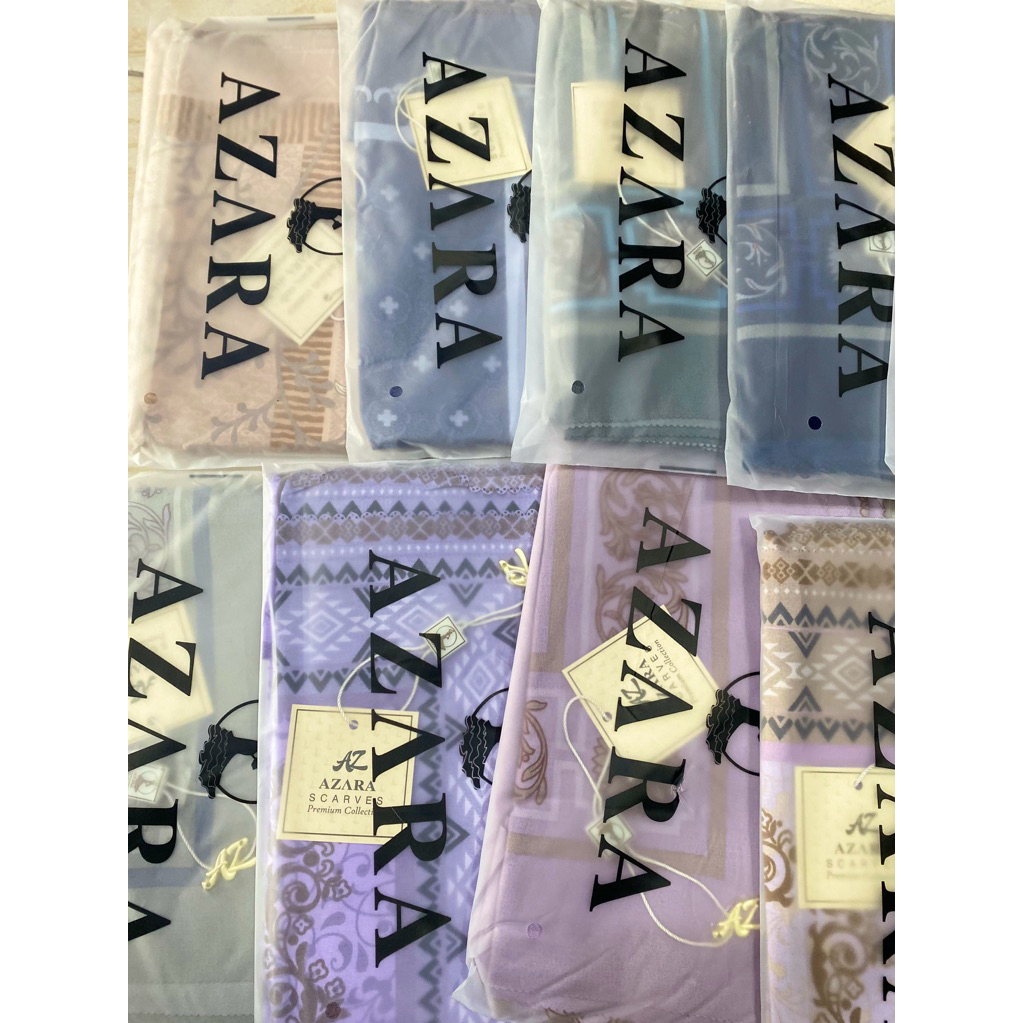 jilbab segi empat motif premium(azara)