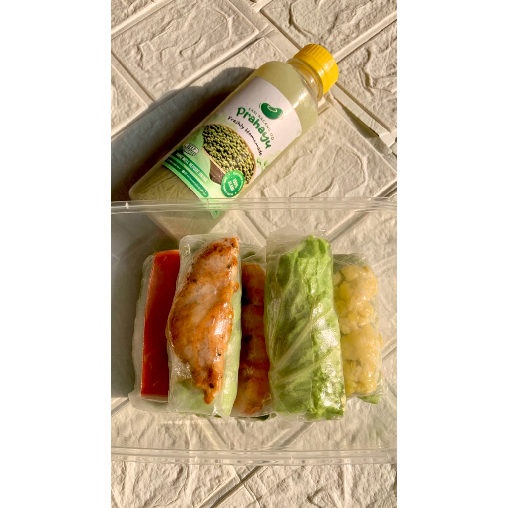 

Bundling Salad Roll Dan Sari Kacang Ijo