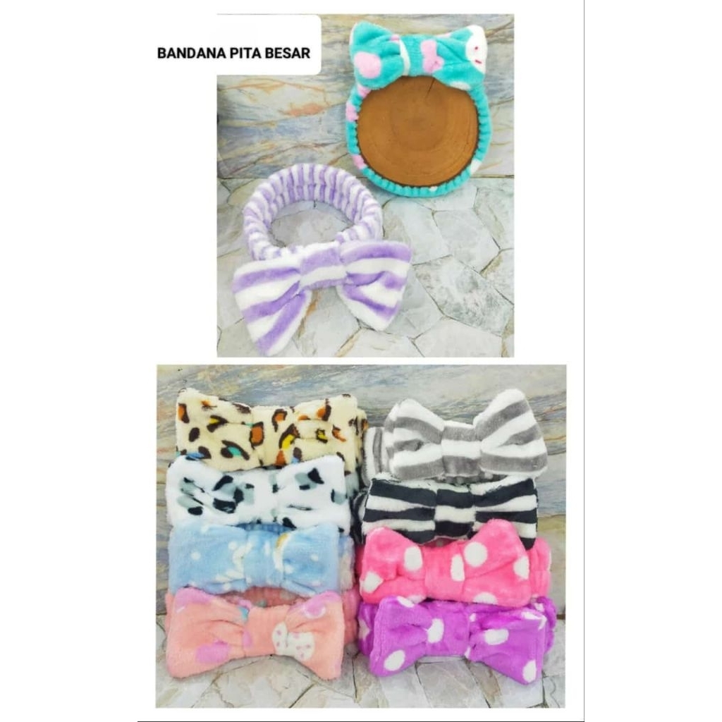 Grosir Lusinan 12Pcs Bandana Rambut Bandana Brudu Bandana Lembut Bando Rambut Bandana Makeup Bandana