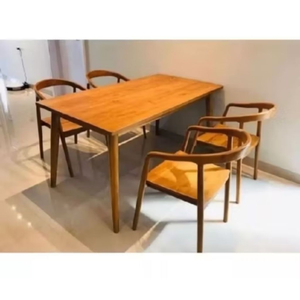 Set Meja Makan Selly Kayu Jati Set Meja Makan Kayu Jati
