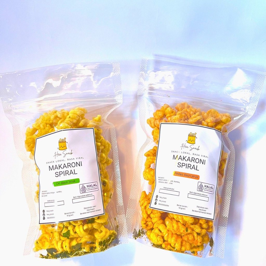 

MAKARONI SPIRAL PEDAS DAN ORI DAUN JERUK ENAK RENYAH BERAT BERSIH 90 GRAM