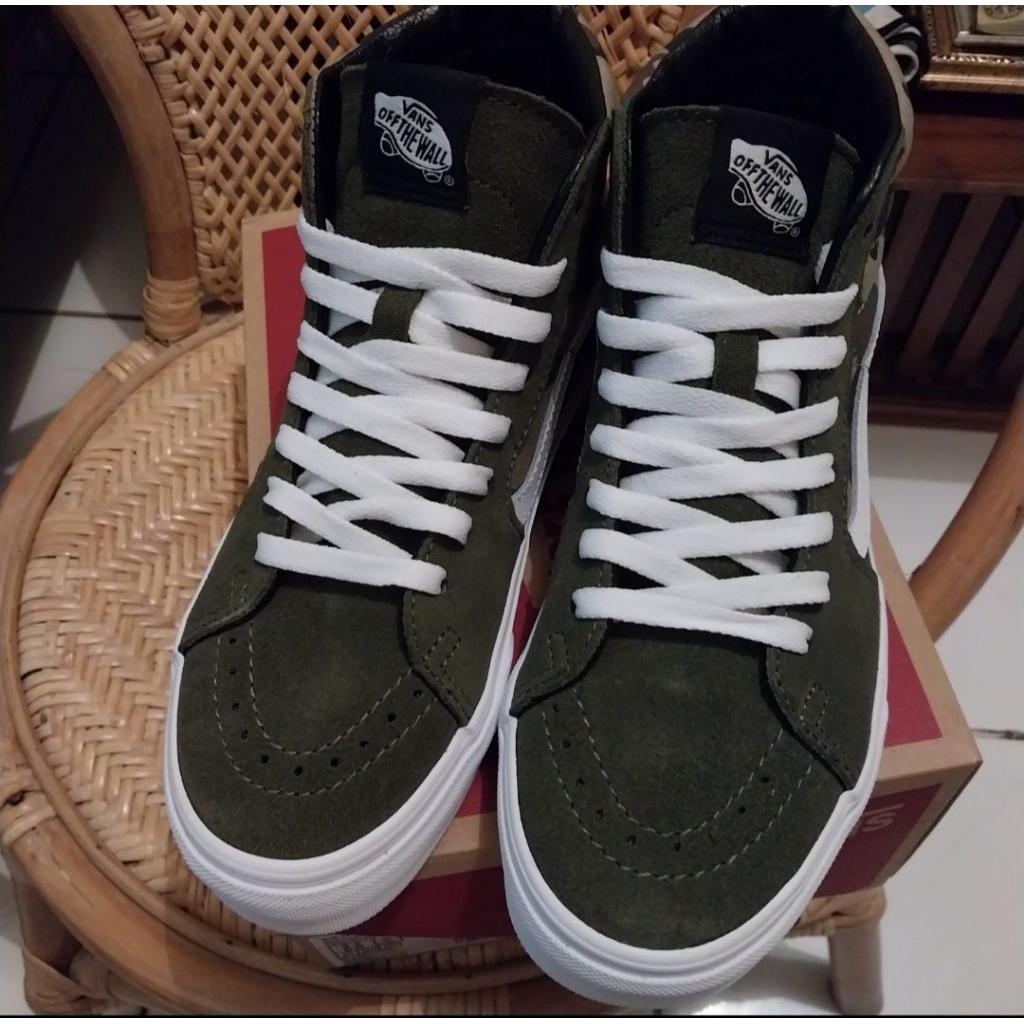 Vans Women Vans Kids Camo Olive size 36 tok