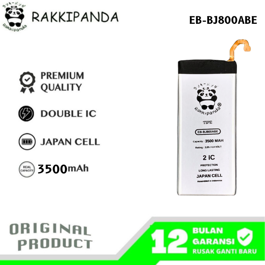 RakkiPanda - EB-BJ800ABE Samsung J8 2018 J800 / A6 2018 A600 / J6 2018 J600 Batre Batrai Baterai