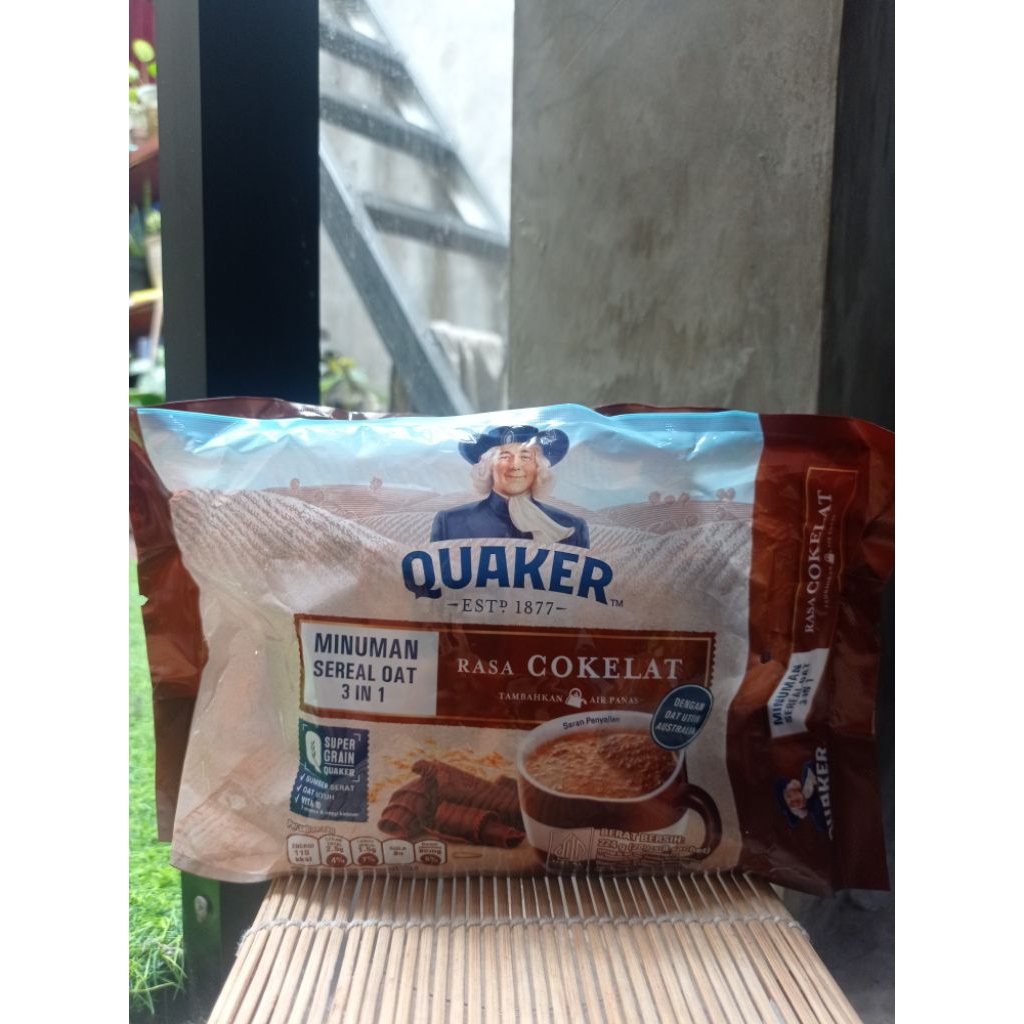 

Quaker Minuman Sereal 3 in 1 Cokelat 8x28gr