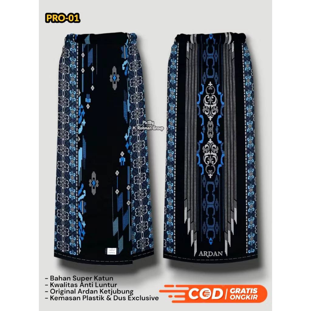 Sarung Ardan Motif Jacquard Songket