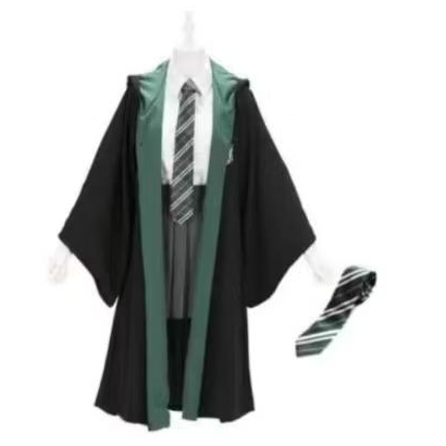 JUBAH HARRY POTTER (FREE DASI) SLYTHERIN