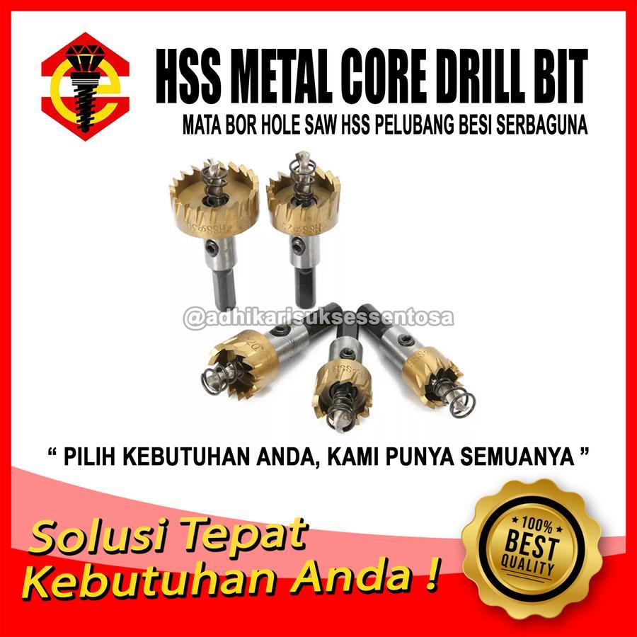 Hole Saw Besi 60 MM HSS / Mata Bor Pelubang Besi Baja M60 / Metal Holesaw Core Drill Bit Serbaguna