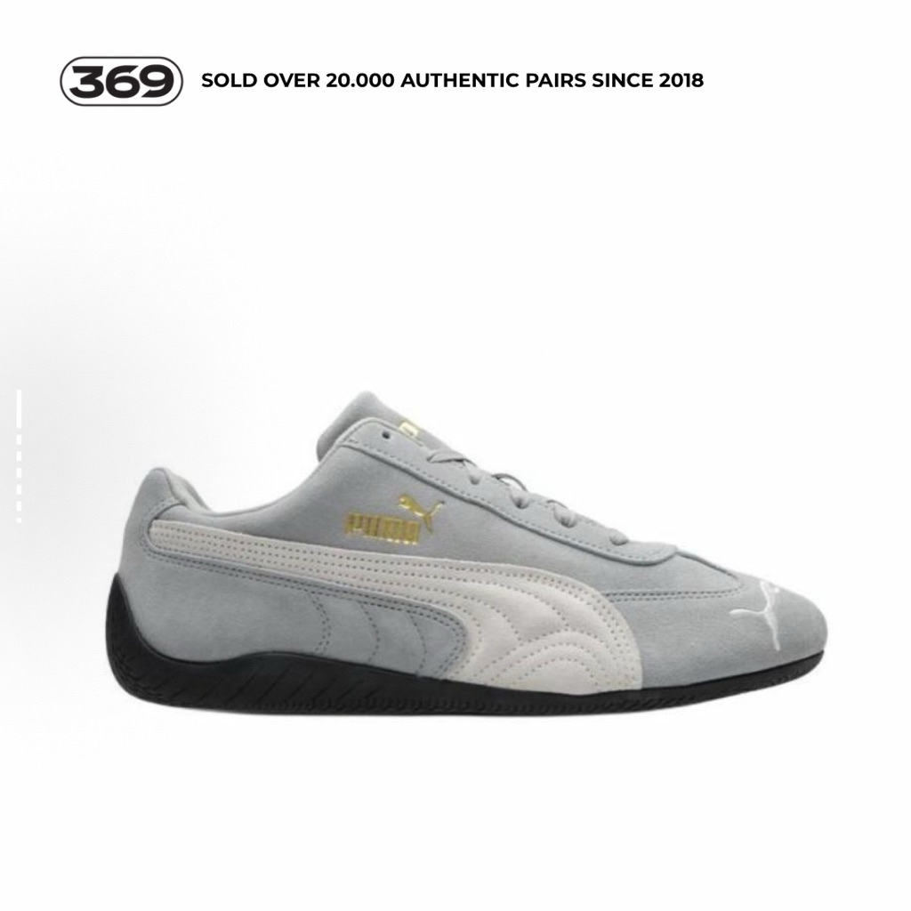 Puma Speedcat Cool Grey White (Original 100% GARANSI ORIGINAL SEUMUR HIDU
