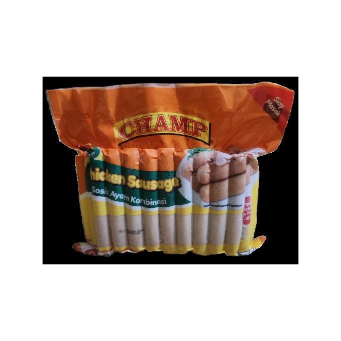 

Champ - Sosis Ayam 1kg/ isi 40 batang