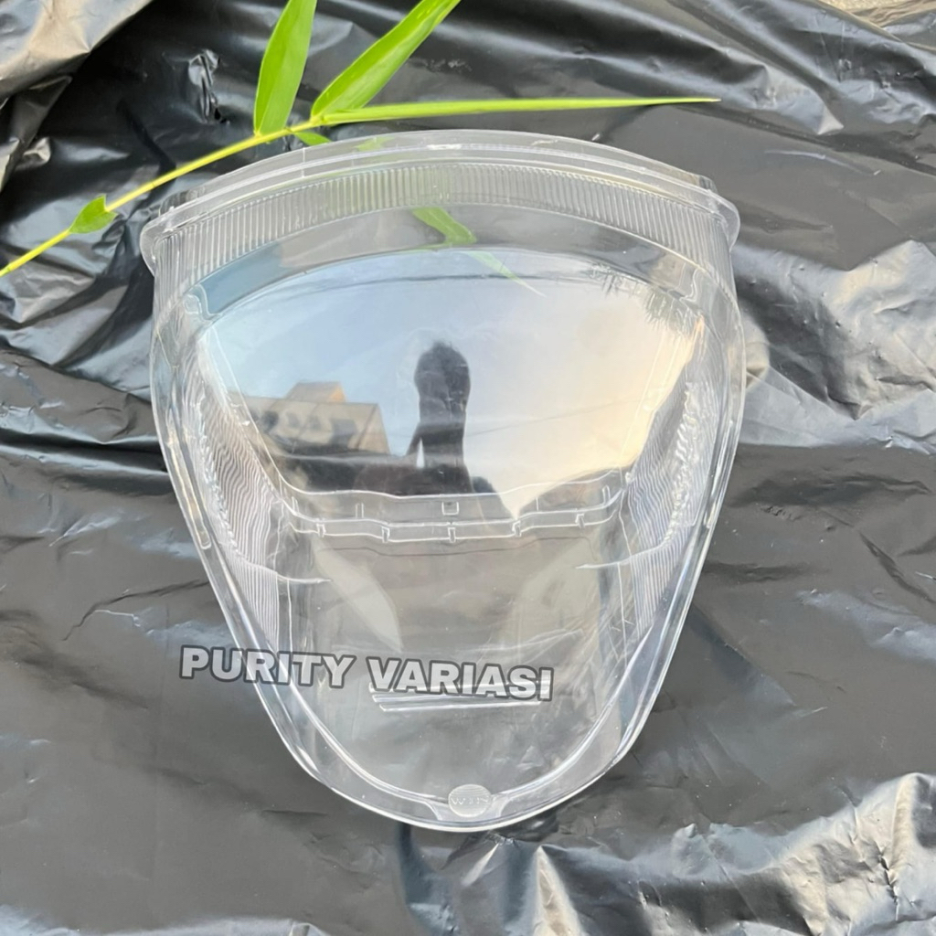 Mika Cover/Tutup Motor Scoopy Esp 2016-2019 Bening Dan Smoke Riben