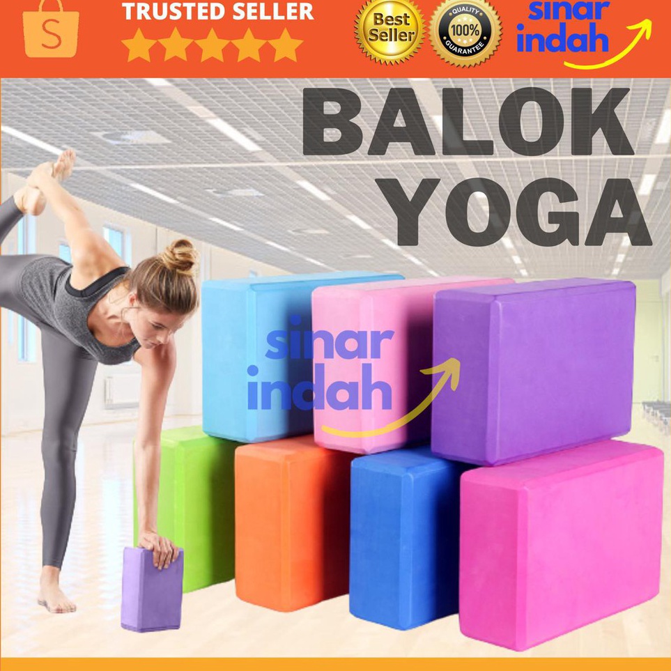 Balok Yoga Yoga Brick Yoga Balok Batok Yoga Yoga Block Pilates EVA MEDAN KODE C1J5
