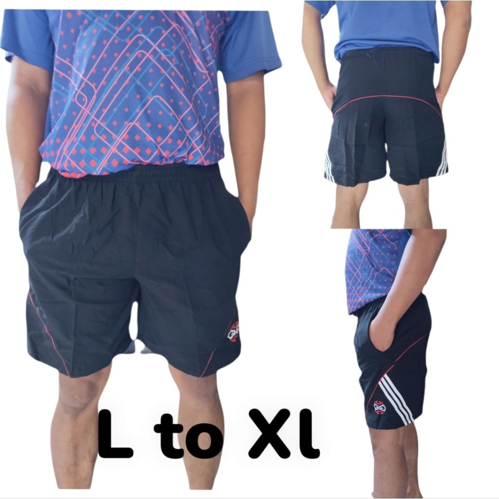 Celana Pendek Sepak Bola Celana Pendek Micro Premium Hitam Biru Cream