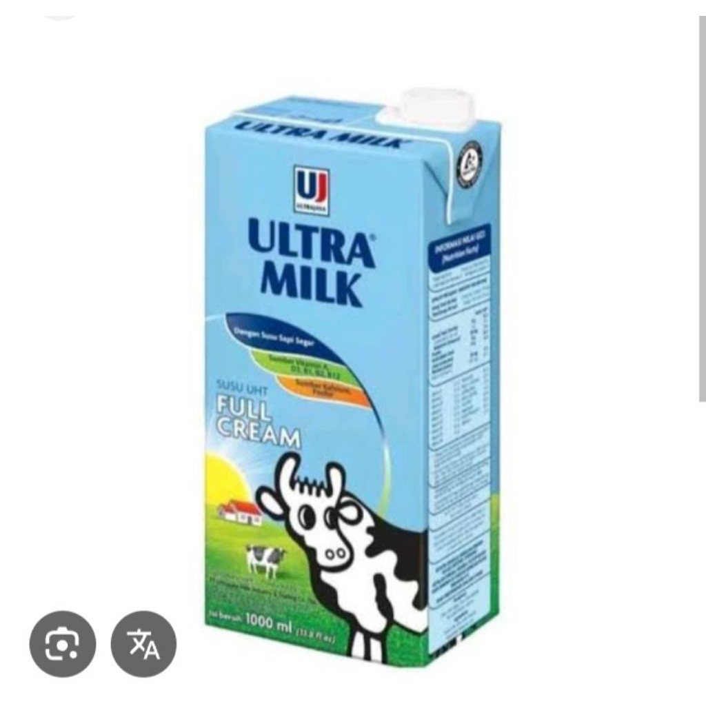 

Susu Ultra Milk Uht 1L Full Cream
