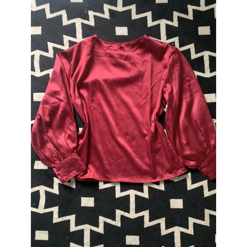 BLOUSE SATIN/PRELOVED