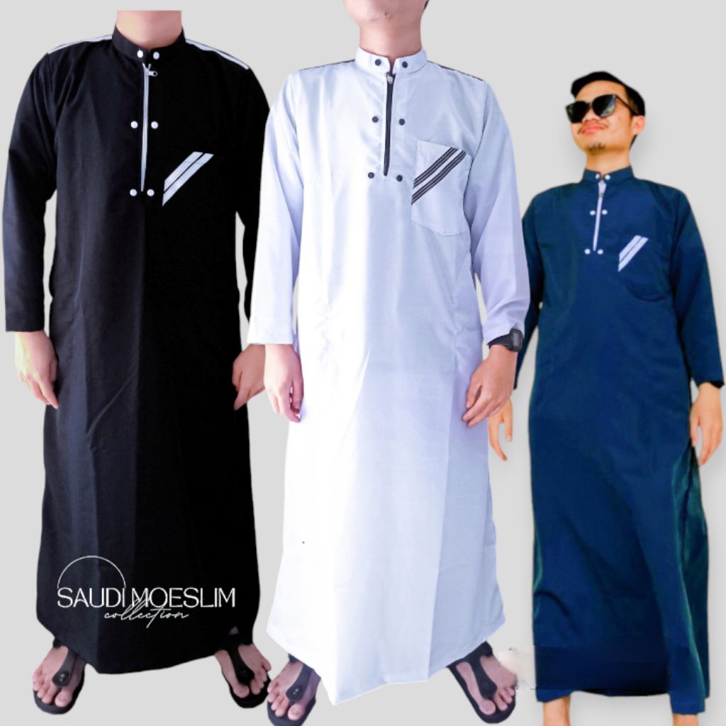 Jubah Pria Dewasa Lengan Panjang Gamis Pria Dewasa Bahan Adem Gamis Sultan Jubah Sultan Model Terbar