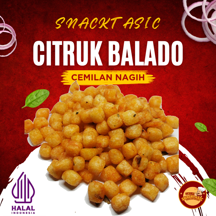 

SnackTasic Citruk Balado 250gr - Makanan Ringan