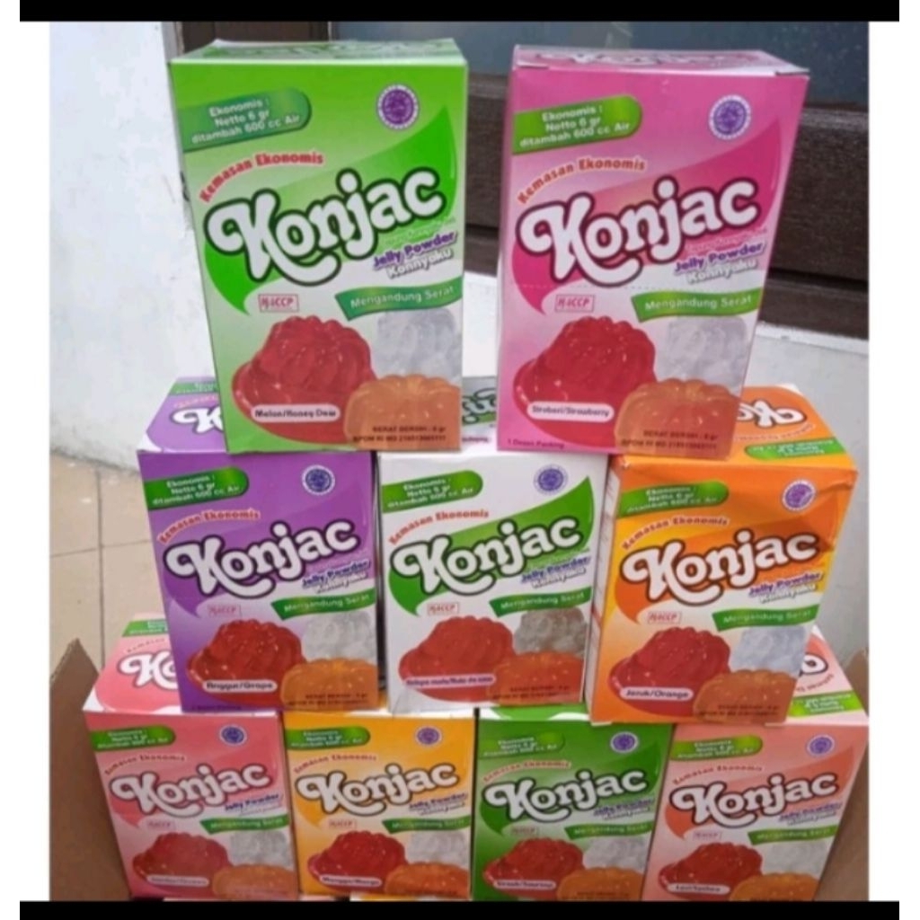 

jelly konjac/tepung jeli/jeli buah/satelit sriti/tepung konyaku jeli