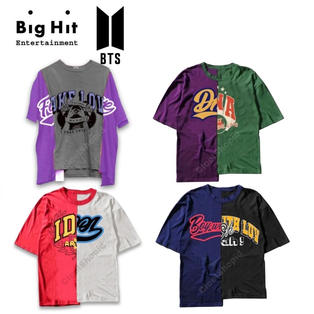 BTS Varsity T-Shirt TEE Kaos Original Official Merchandise Big Hit Entertainment