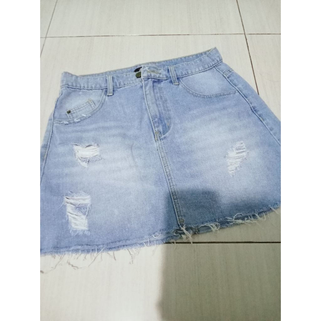 Preloved rok jeans