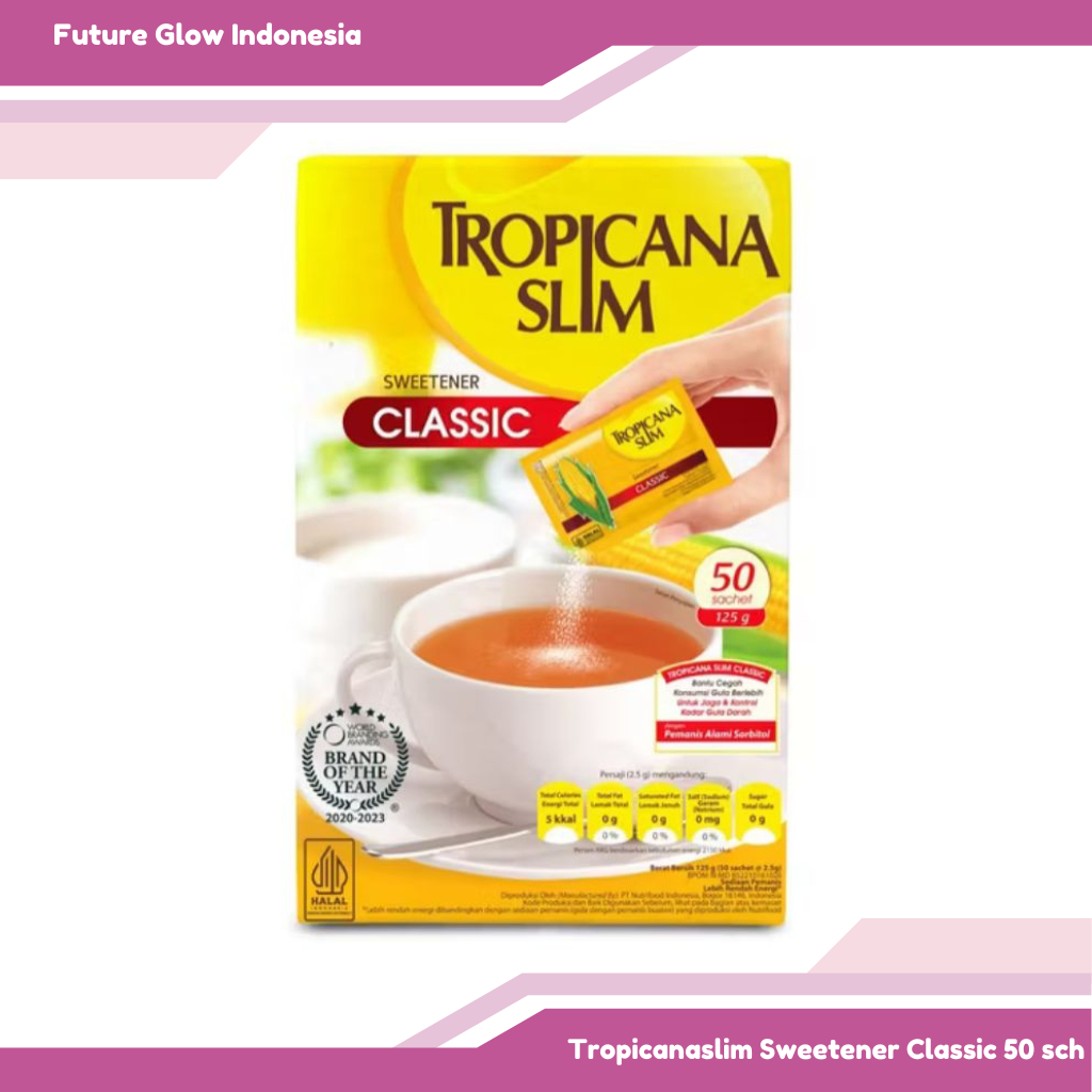 

Tropicana Slim Sweetener Classic 50 Sachet (Promo)