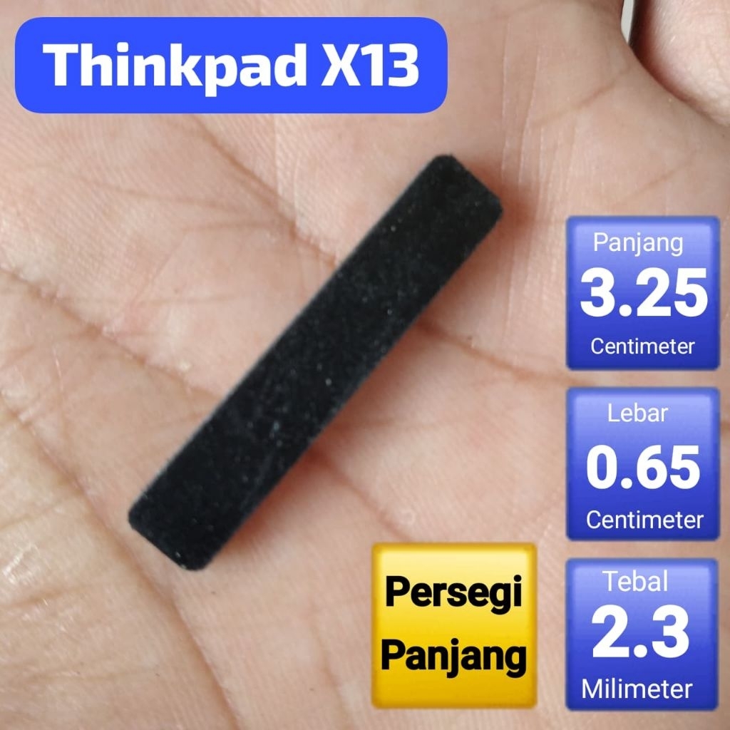 handmade DIY UNIVERSAL Karet Bantalan Kaki Laptop Lenovo Thinkpad X13 Yoga gen 2 harga satuan