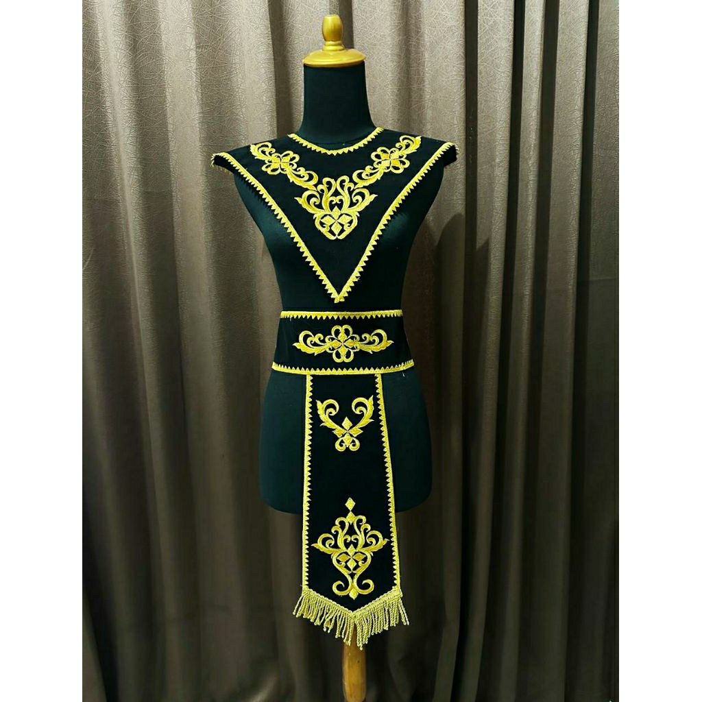 coker tari beludru/kace/hiasan dada tari/jaipongan new