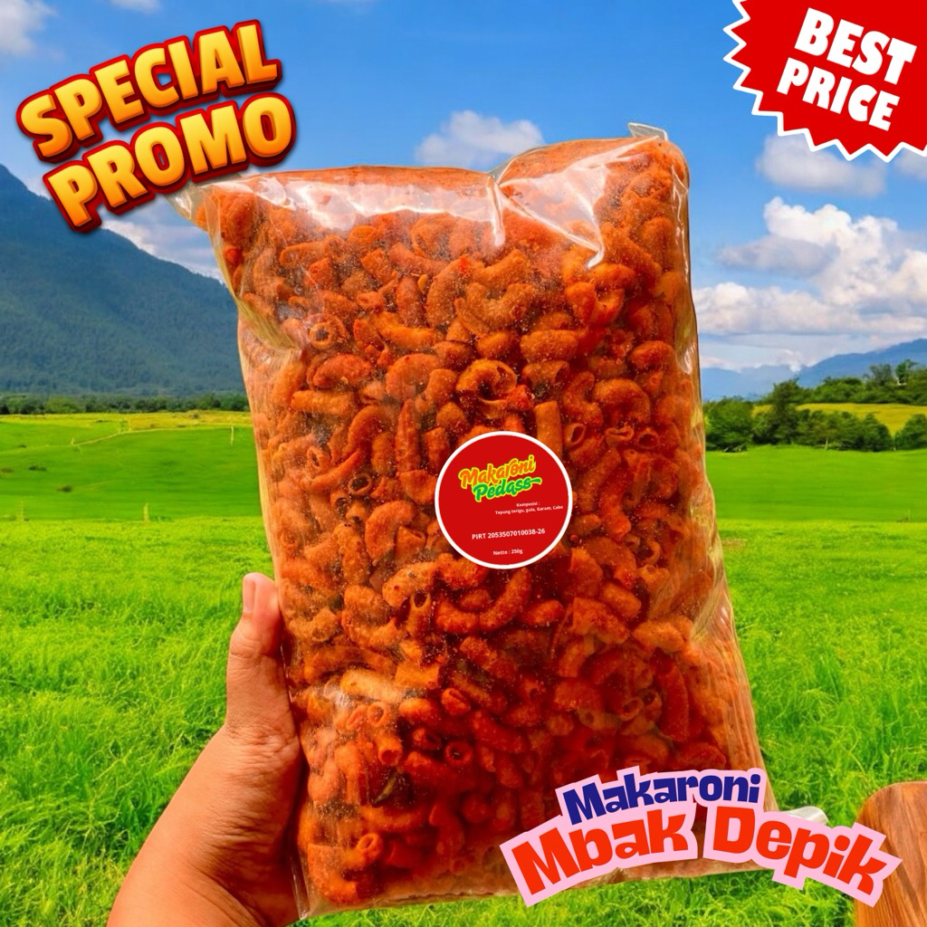 

Makaroni Terpedas | 250g Makaroni Extrapedas | Makaroni Pedas | Makaroni super pedas