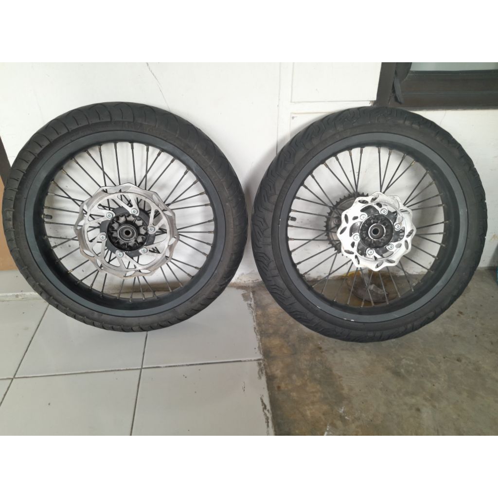 WHEELSET SUPER MOTO KLX