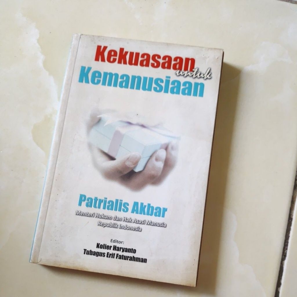 Buku KEKUASAAN UNTUK MANUSIA - PATRIALIS AKBAR Original Preloved
