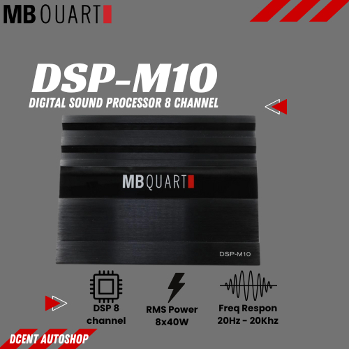 Digital Sound Processor - MB QUART DSP-M10 - DSP 10 Channel - Premium Quality