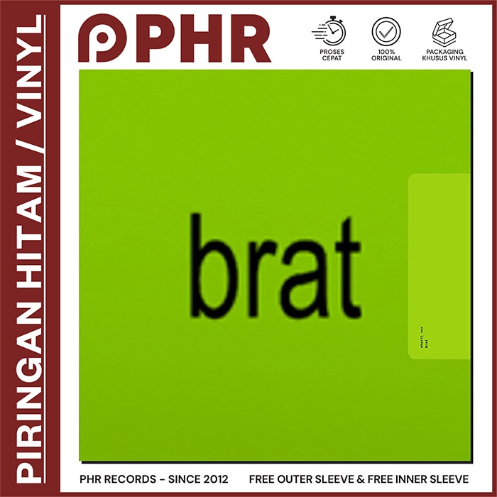 Vinyl CHARLI XCX - BRAT [Piringan Hitam/LP/PH]